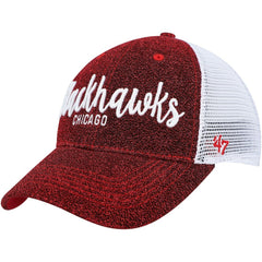 Chicago Blackhawks '47 Women's Encore MVP Trucker Snapback Hat - Red/White | 47 brand online