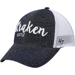 Seattle Kraken '47 Women's Encore MVP Trucker Snapback Hat - Navy/ | 47 brand Lifestyle