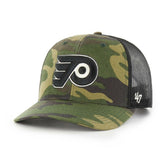 Philadelphia Flyers '47 Trucker Snapback Hat - Camo/Black | 47 brand on sale