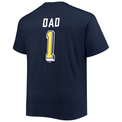 Milwaukee Brewers Big & Tall Father's Day #1 Dad T-Shirt for sale