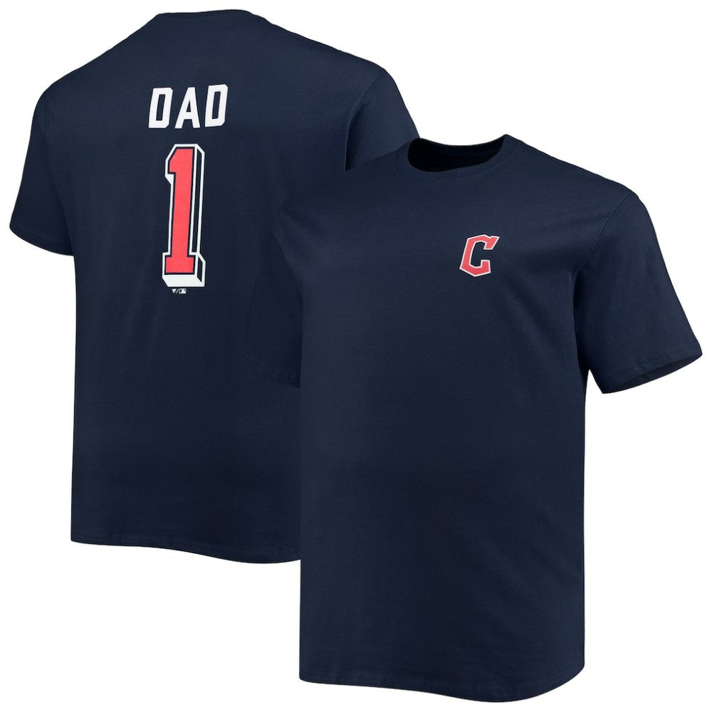 Cleveland Guardians Big & Tall Father's Day #1 Dad T-Shirt Online