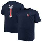 Cleveland Guardians Big & Tall Father's Day #1 Dad T-Shirt Online