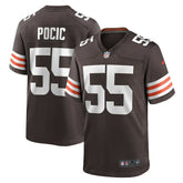 Ethan Pocic Cleveland Browns Game Jersey - Brown - Nike