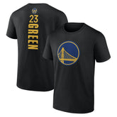 Draymond Green Golden State Warriors Playmaker Name & Number T-Shirt Black
