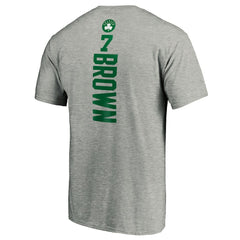 Jaylen Brown Boston Celtics Playmaker Name & Number T-Shirt Heathered Gray