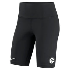 Pittsburgh Steelers Women's Biker Shorts - Black - Nike