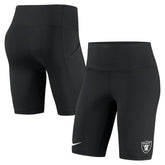 Las Vegas Raiders Women's Biker Shorts - Black - Nike