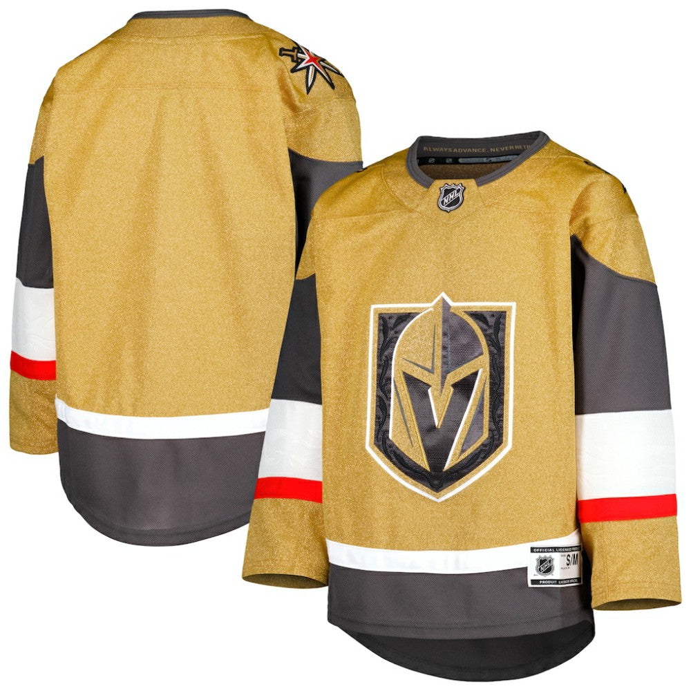 Vegas Golden Knights Youth 2021/22 Home Premier Jersey - Gold | NHL online
