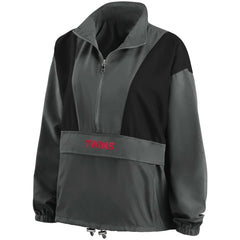 Minnesota Twins WEAR by Erin Andrews Women's Packable Half-Zip Jacket Online