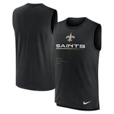 New Orleans Saints Muscle Trainer Tank Top - Black - Nike
