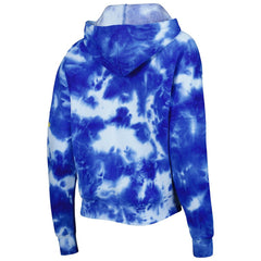 Los Angeles Rams New Era Women's Cloud Dye Fleece Pullover Hoodie - Royal - NFL