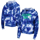 Seattle Seahawks New Era Women's Cloud Dye Fleece Pullover Hoodie - Royal - NFL