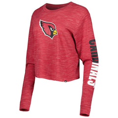 Arizona Cardinals New Era Women's Crop Long Sleeve T-Shirt - Cardinal - NFL