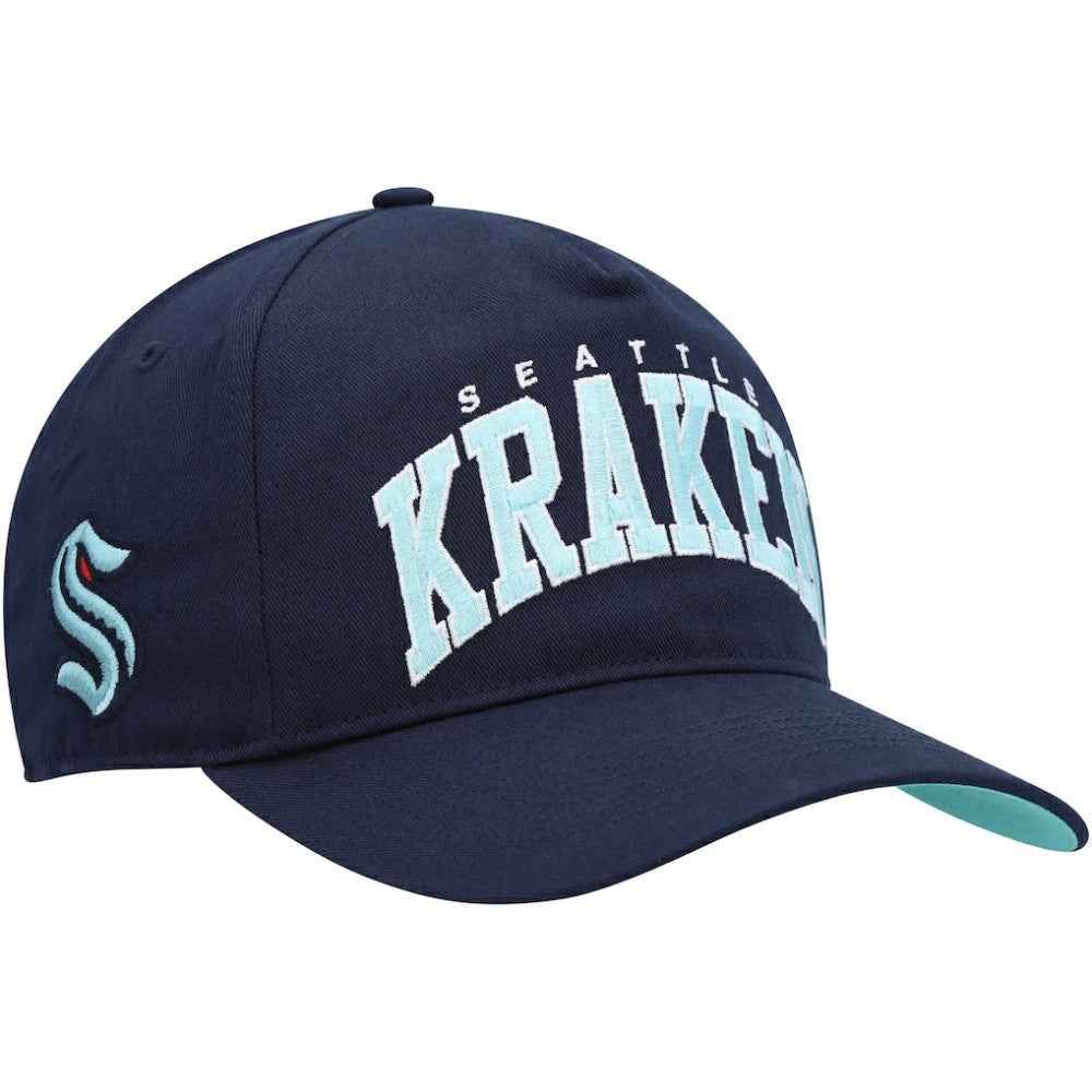 Seattle Kraken '47 Block Arch Hitch Snapback Hat - Deep Sea Blue | 47 brand online