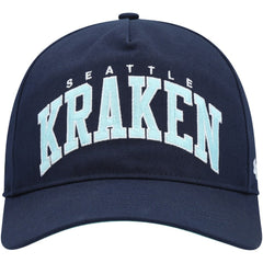 Seattle Kraken '47 Block Arch Hitch Snapback Hat - Deep Sea Blue | 47 brand online