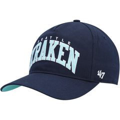Seattle Kraken '47 Block Arch Hitch Snapback Hat - Deep Sea Blue | 47 brand online