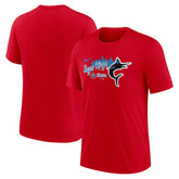 Miami Marlins Nike City Connect Tri-Blend T-Shirt for sale