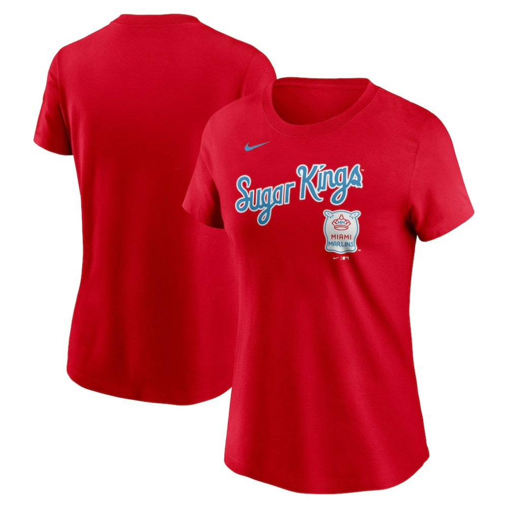 Miami Marlins Nike Women's City Connect Wordmark T-Shirt Online