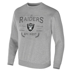 Las Vegas Raiders NFL x Darius Rucker Collection Pullover Sweatshirt - Heather Gray - Fanatics