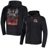 Cleveland Browns NFL x Darius Rucker Collection Rocker Full-Zip Hoodie - Black - Fanatics