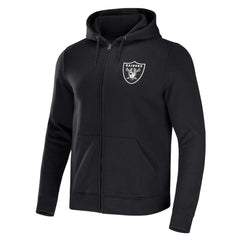 Las Vegas Raiders NFL x Darius Rucker Collection Rocker Full-Zip Hoodie - Black - Fanatics