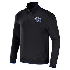Tennessee Titans NFL x Darius Rucker Collection Logo Quarter-Zip Top - Black - Fanatics