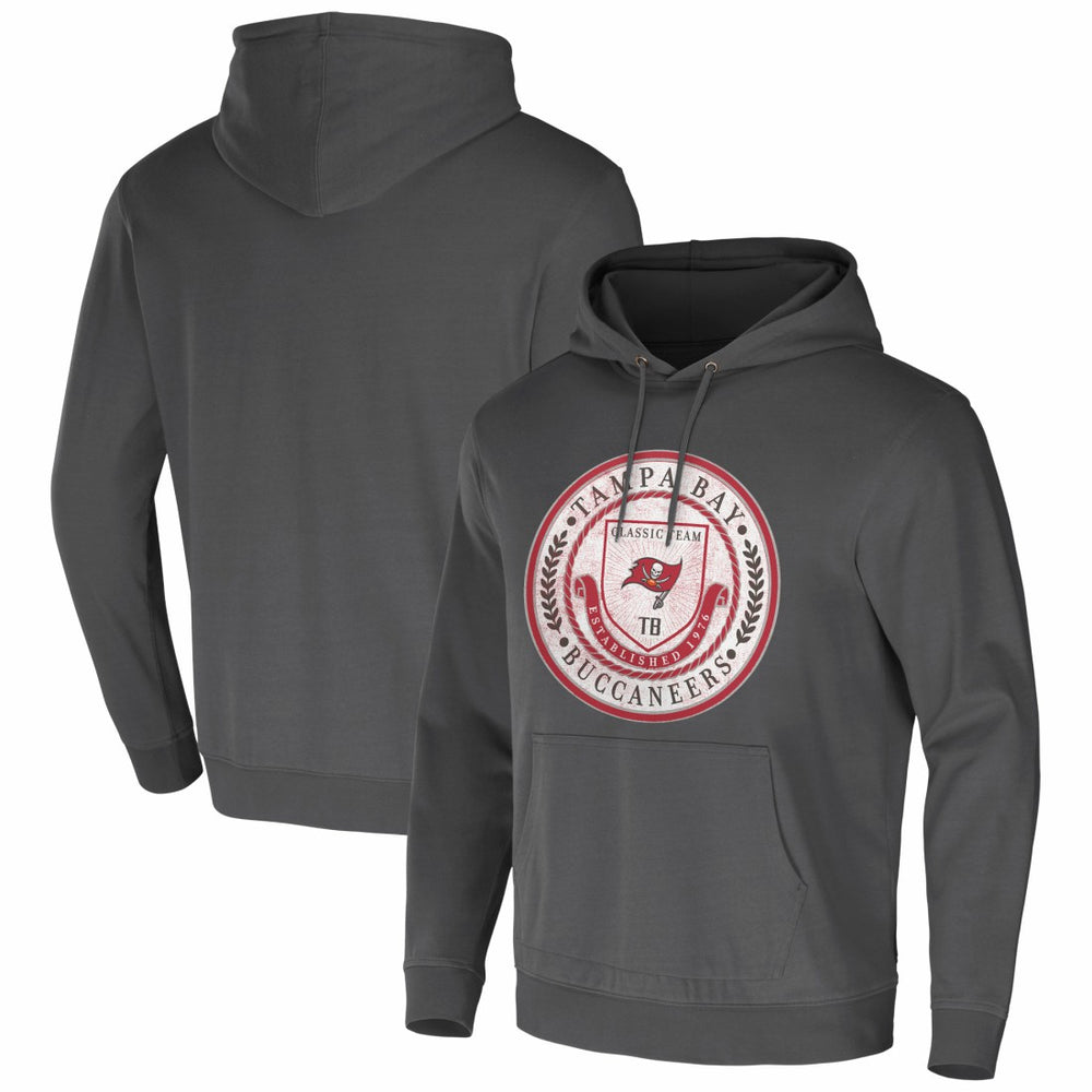 Tampa Bay Buccaneers NFL x Darius Rucker Collection Washed Pullover Hoodie - Charcoal - Fanatics
