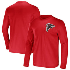 Atlanta Falcons NFL x Darius Rucker Collection Team Long Sleeve Pocket T-Shirt - Red - Fanatics