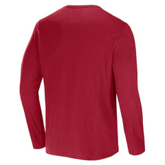 Arizona Cardinals NFL x Darius Rucker Collection Slub Jersey Henley Long Sleeve T-Shirt - Cardinal - Fanatics