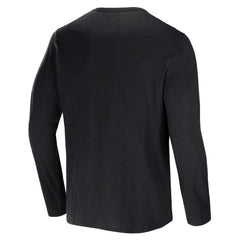 Las Vegas Raiders NFL x Darius Rucker Collection Slub Jersey Henley Long Sleeve T-Shirt - Black - Fanatics