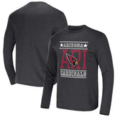 Arizona Cardinals NFL x Darius Rucker Collection Long Sleeve T-Shirt - Heathered Charcoal - Fanatics