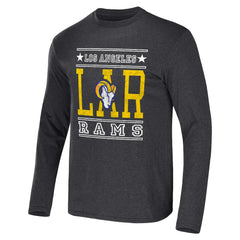 Los Angeles Rams NFL x Darius Rucker Collection Long Sleeve T-Shirt - Heathered Charcoal - Fanatics