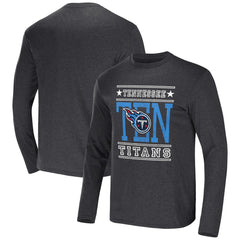 Tennessee Titans NFL x Darius Rucker Collection Long Sleeve T-Shirt - Heathered Charcoal - Fanatics