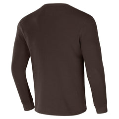 Cleveland Browns NFL x Darius Rucker Collection Long Sleeve Thermal T-Shirt - Brown - Fanatics