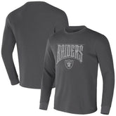 Las Vegas Raiders NFL x Darius Rucker Collection Long Sleeve Thermal T-Shirt - Charcoal - Fanatics