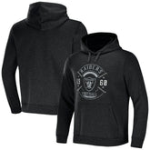 Las Vegas Raiders NFL x Darius Rucker Collection Radar Pullover Hoodie - Heather Charcoal - Fanatics