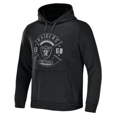 Las Vegas Raiders NFL x Darius Rucker Collection Radar Pullover Hoodie - Heather Charcoal - Fanatics