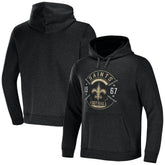 New Orleans Saints NFL x Darius Rucker Collection Radar Pullover Hoodie - Heather Charcoal - Fanatics
