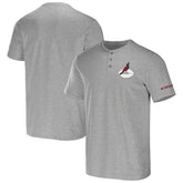 Arizona Cardinals NFL x Darius Rucker Collection Henley T-Shirt - Heather Gray - Fanatics