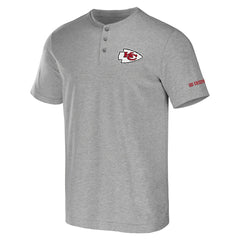 Kansas City Chiefs NFL x Darius Rucker Collection Henley T-Shirt - Heather Gray - Fanatics