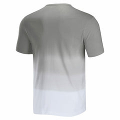 Las Vegas Raiders NFL x Darius Rucker Collection Dip Dye Pocket T-Shirt - Silver/White - Fanatics