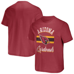 Arizona Cardinals NFL x Darius Rucker Collection Stripe T-Shirt - Cardinal - Fanatics