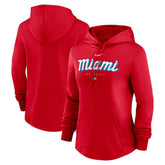 Miami Marlins Nike Women's City Connect Pregame Performance Pullover Hoodie Discount