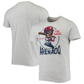 Nolan Arenado St. Louis Cardinals Homage Caricature Tri-Blend T-Shirt Sale