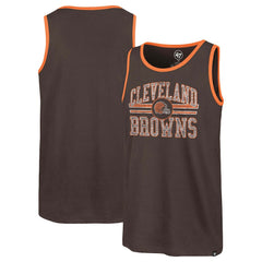 Cleveland Browns '47 Winger Franklin Tank Top - Brown - 47 brand