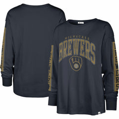 Milwaukee Brewers '47 Women's Statement Long Sleeve T-Shirt Sale