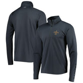 New Orleans Saints MSX by Michael Strahan Half-Zip Pullover - Charcoal - NFL