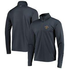 New Orleans Saints MSX by Michael Strahan Half-Zip Pullover - Charcoal - NFL
