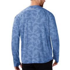 New York Giants MSX by Michael Strahan Performance Camo Long Sleeve T-Shirt - Royal - NFL