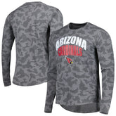 Arizona Cardinals MSX by Michael Strahan Performance Camo Long Sleeve T-Shirt - Gray - NFL